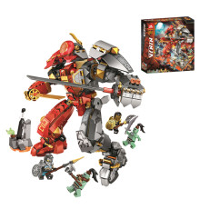 Конструктор 11555 Ninjago "Камінний робот вогню" 998 подітий.