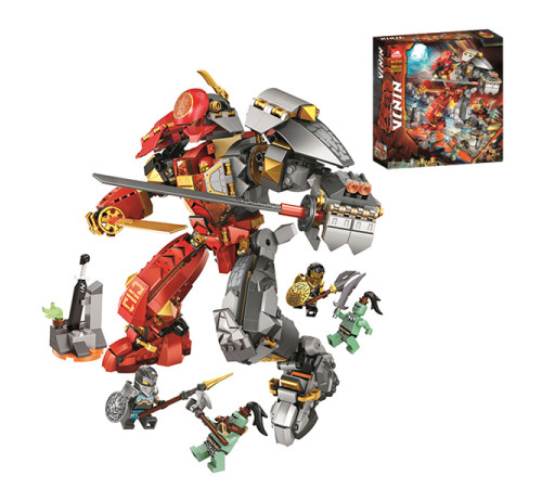 Конструктор 11555 Ninjago "Каменный робот огня" 998 дет.