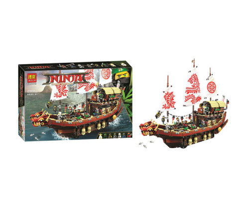 10723 Конструктор Bela Ninja "Літаючий корабель Майстра Ву", 2363 деталі
